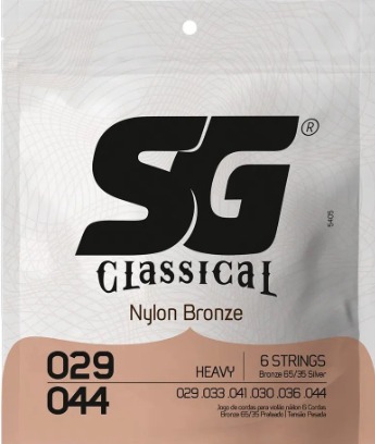 ENCORDOAMENTO VIOLAO NY 65 35 TENSAO ALTA SG