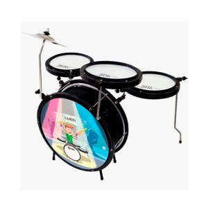 BATERIA INFANTIL LUEN SMART DRUM PRETA