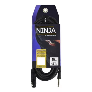 CABO MICROFONE NINJA 15FT 4,57 M (P10 - XLRF) SANTO ANGELO