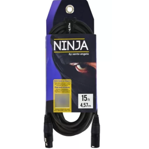 CABO MICROFONE NINJA 15FT 4.57 M (XLR - XLR) SANTO ANGELO