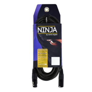 CABO MICROFONE NINJA 30FT 9.15M (XLR - XLR) SANTO ANGELO