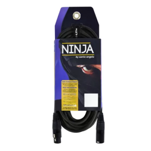 CABO MICROFONE NINJA 30FT 9,10 M (XLR - XLR) SANTO ANGELO