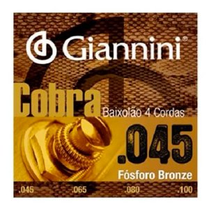 ENCORDOAMENTO BAIXOLAO 45 GEEBASF 4 CORDAS GIANNINI