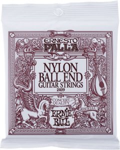 ENCORDOAMENTO VIOLAO NYLON PRETA C/ BOLINHA 2409 ERNIE BALL