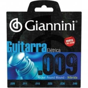 ENCORDOAMENTO GUITARRA GEEGST 09 GIANNINI