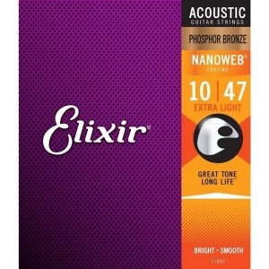 ENCORDOAMENTO VIOLAO AÇO 010 11002 ELIXIR