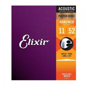 ENCORDOAMENTO VIOLAO AÇO PHOSPHOR 011 16027 ELIXIR