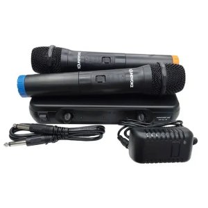 MICROFONE DUPLO SEM FIO MM-150SF SOUNDVOICE
