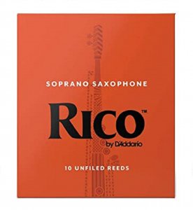 PALHETA SAX SOPRANO 1,5 RICO REEDS (UNIDADE)