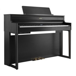 PIANO DIGITAL ROLAND HP 704 CH PRETO FOSCO