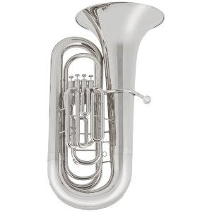 TUBA 4/4 SCHIEFFER 4 PISTOS NIQUELADA