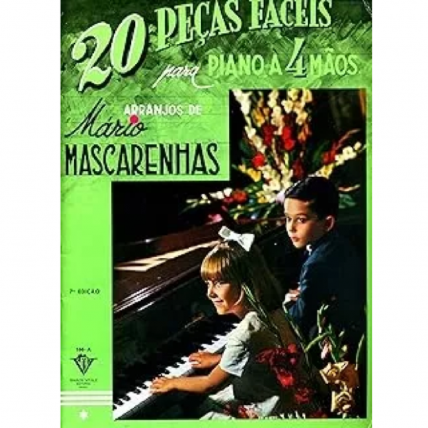 20 PECAS FACEIS PIANO A 4 MAOS MARIO MASCARENHAS