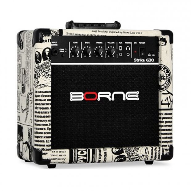 AMPLIFICADOR BORNE GUITARRA STRIKE G30 JORNAL