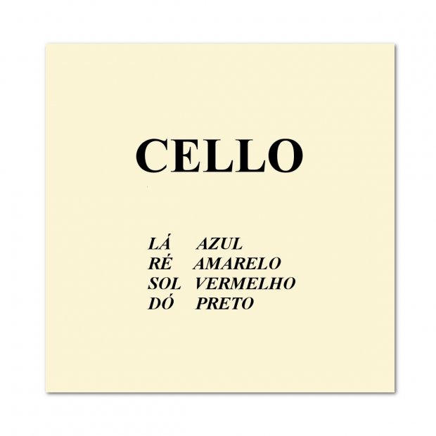 ENCORDOAMENTO VIOLONCELO ARTESANAL MAURO CALIXTO