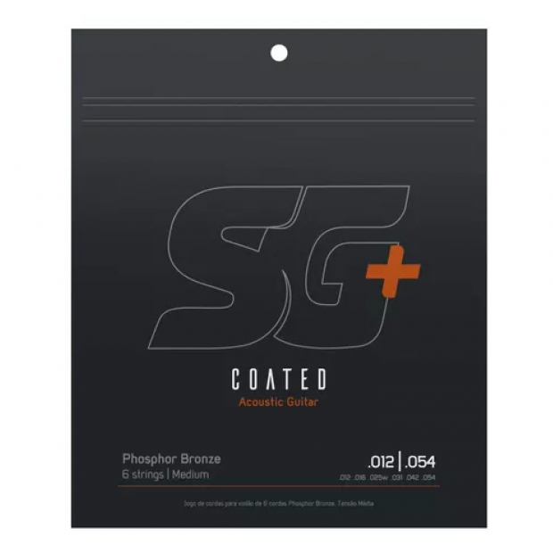ENCORDOAMENTO VIOLAO AO 012 BRONZE FOSFORO COATED SG