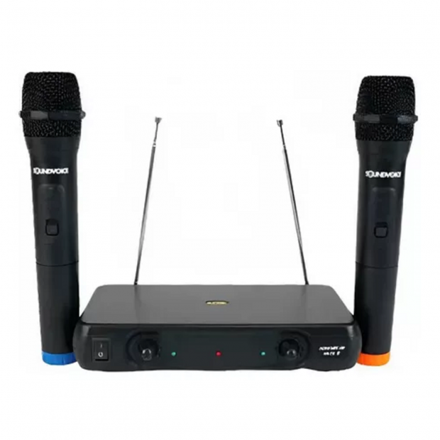 MICROFONE DUPLO SEM FIO MM-150SF SOUNDVOICE