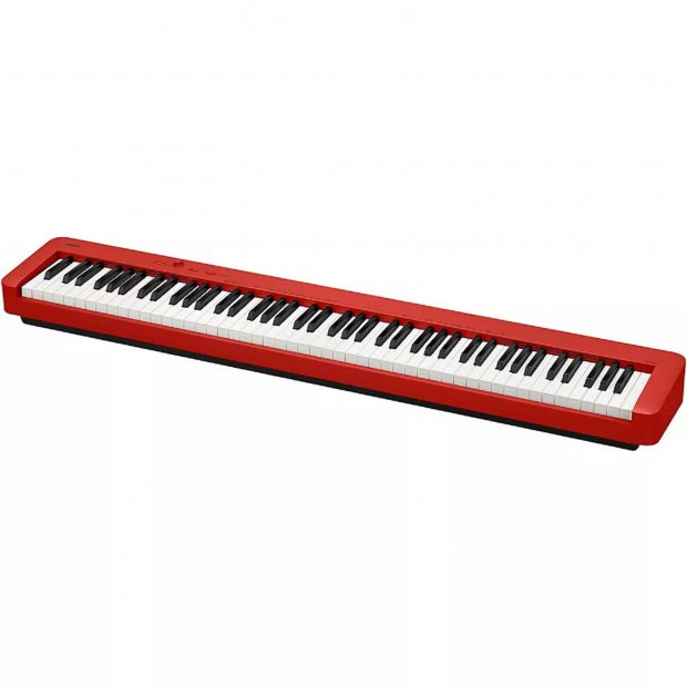 PIANO DIGITAL CASIO CDP S160 VERMELHO