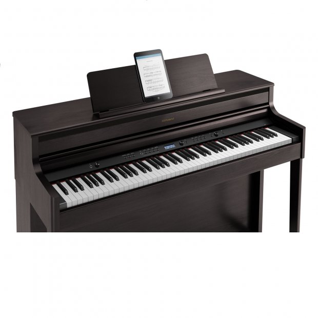 PIANO DIGITAL ROLAND HP 704 DR MARROM