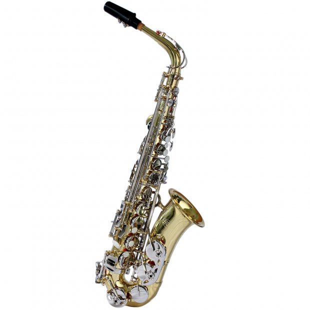 SAX ALTO HOYDEN HAS-25LN LAQUEADO COM CHAVES NIQUELADA