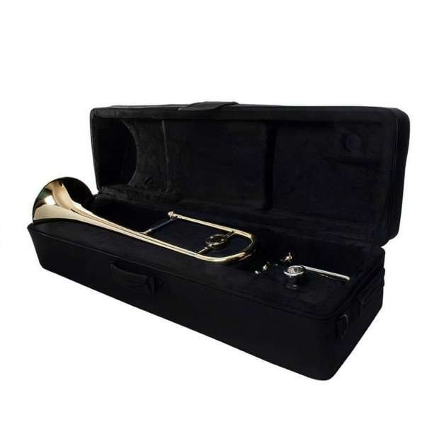 TROMBONE DE PISTOS EM SIB SCHTB-002 LAQUEADO SCHIEFFER