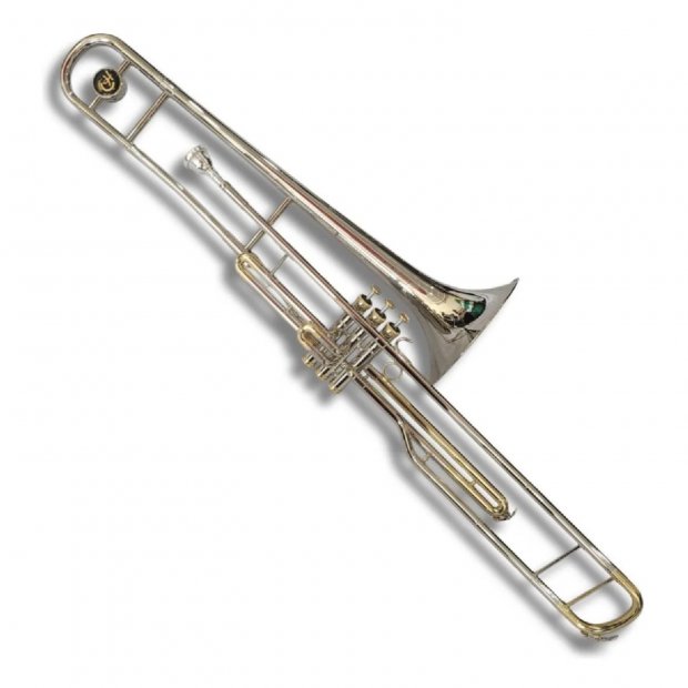 TROMBONE HARLEM SOUND SIB HTB-15N NIQUELADO COM LAQUEADO