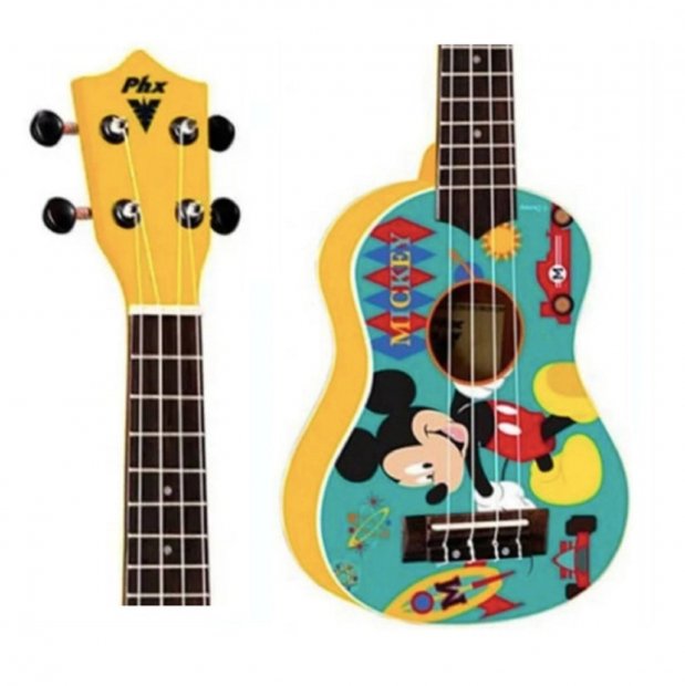 UKULELE SOPRANO PHX MICKEY YELLOW UKP - MK1